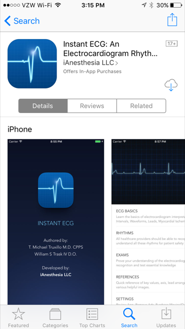 Instant ECG App - Version 3.0